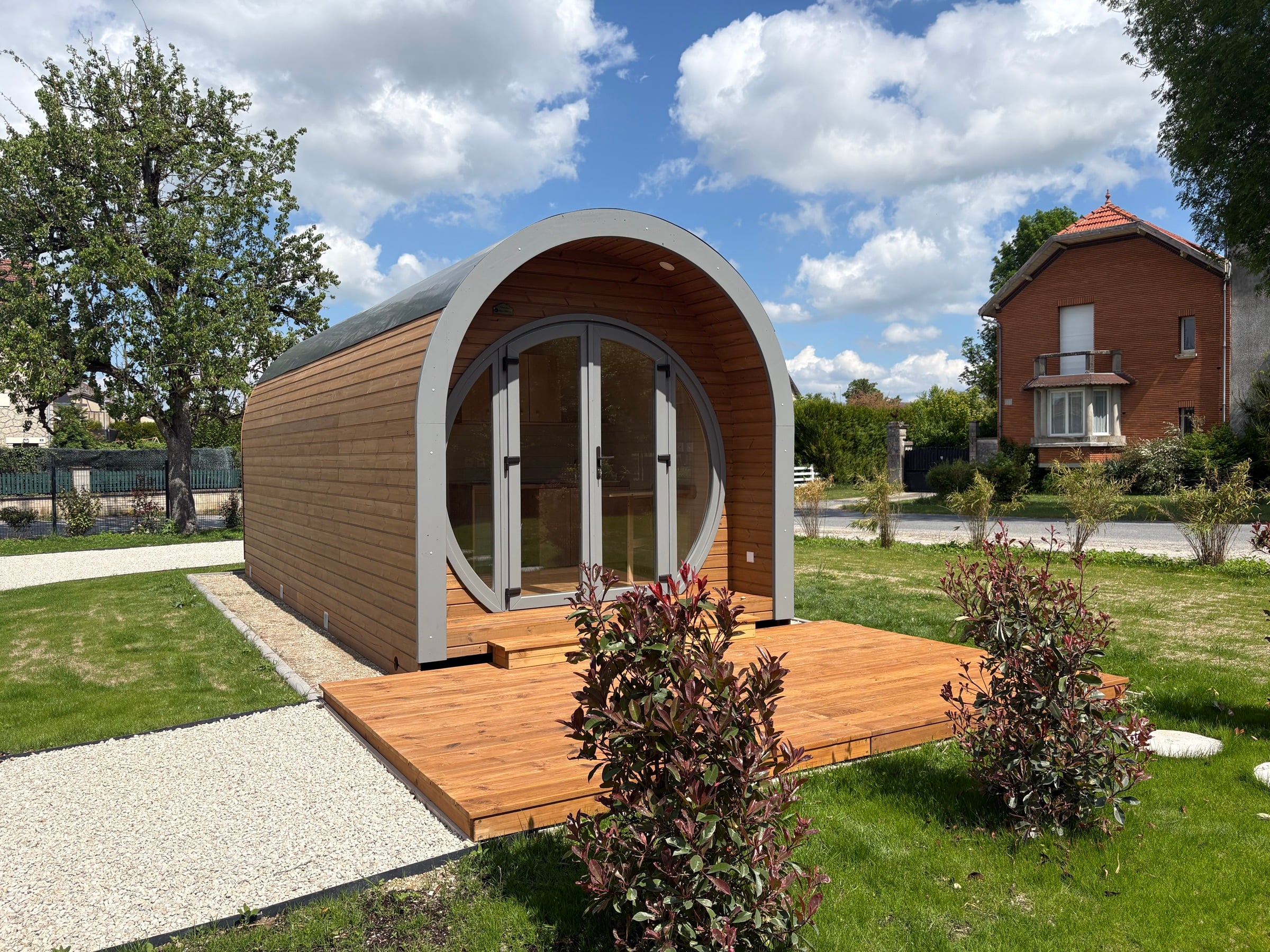 PODS en bois au bord de la Moivre